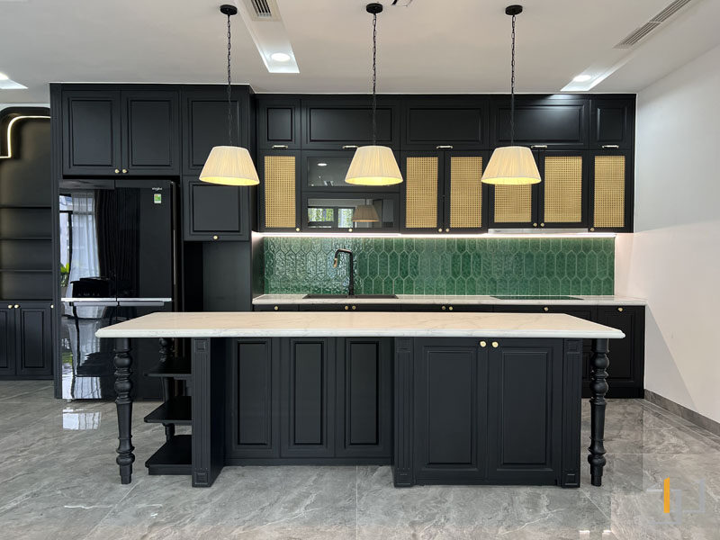 Kích thước tủ bếp tiêu chuẩn dành cho người Việt là bao nhiêu?