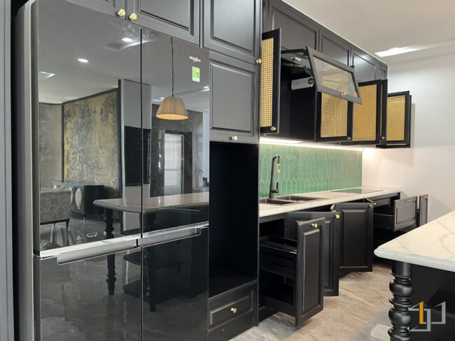 Tủ bếp nhựa Indochine phù hợp với gia chủ mệnh Mộc