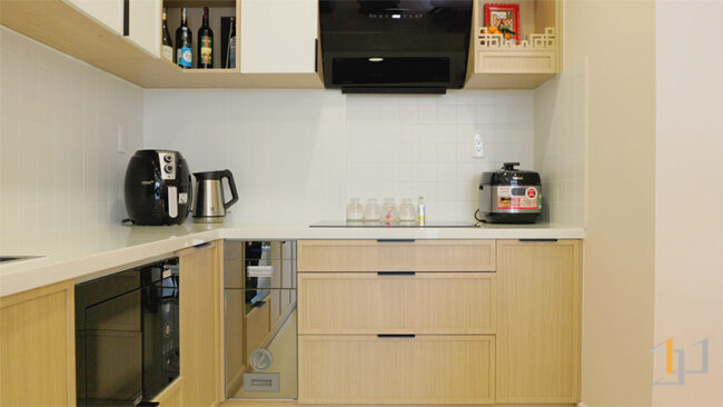 Hoàn thiện lắp đặt tủ bếp dưới