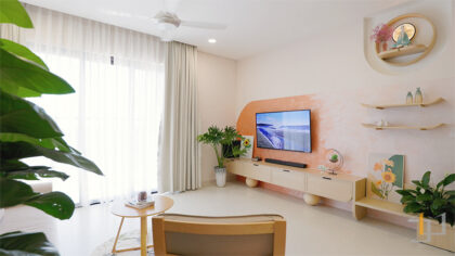 Nội thất phòng khách đơn giản, hiện đại