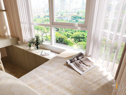 Rèm cửa giúp điều chỉnh ánh sáng căn phòng