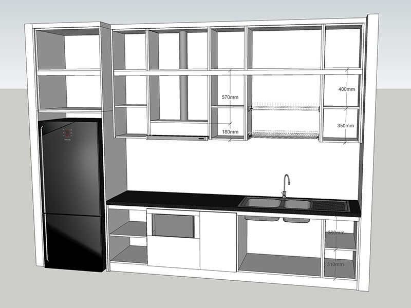 Bản vẽ tủ bếp là gì? 5 bản vẽ tủ bếp đẹp và thông dụng nhất