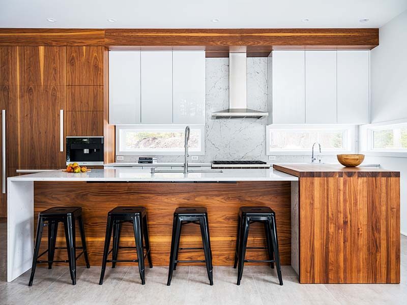 50+ tủ bếp gỗ óc chó hiện đại sang trọng và báo giá chi tiết