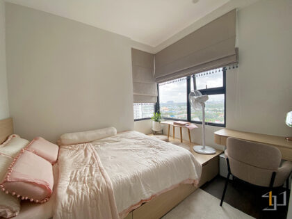 Hoàn thiện lắp đặt phòng ngủ nhỏ căn hộ