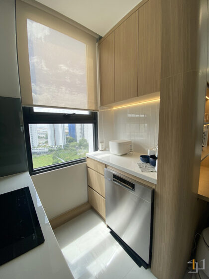 Hoàn thiện lắp đặt máy rửa chén