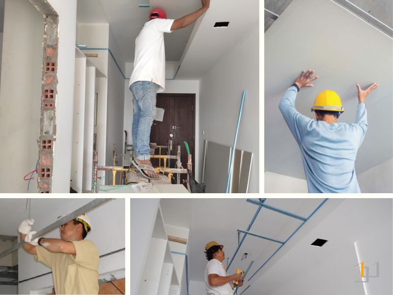Giá thi công trần thạch cao chi tiết – Cách tính giá theo m2 chuẩn