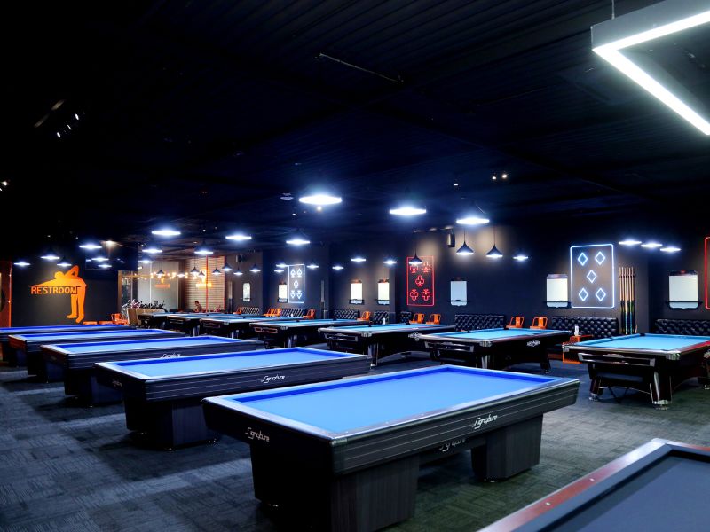 Thi công quán Bida River Billiards Club Quận 8