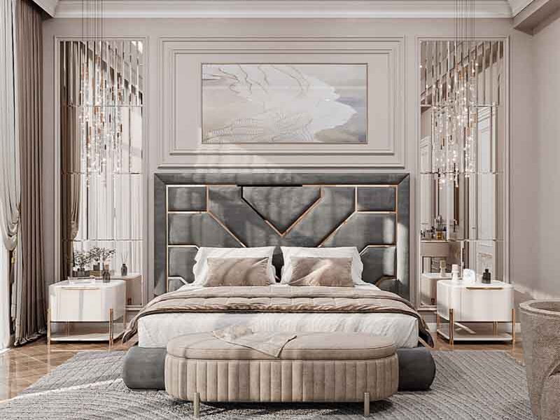 Mẫu phòng ngủ Tân cổ điển dành cho vợ chồng