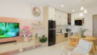 Thi công nội thất gỗ công nghiệp hoàn thiện cho chung cư Sora Gardens