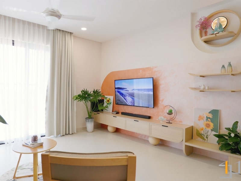 yếu tố thiên nhiên mang lại sinh khí cho cả không gian căn hộ