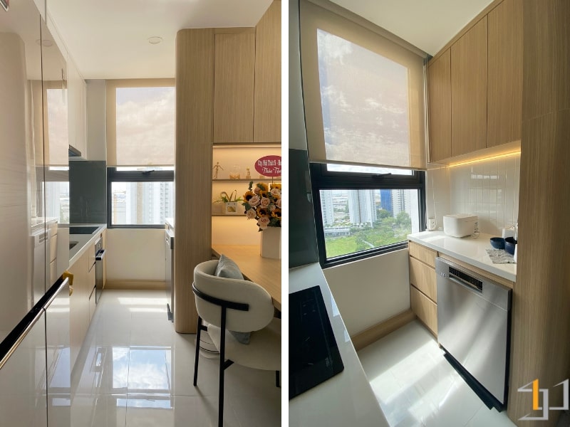 Thi công nội thất căn hộ Japandi 2 phòng ngủ