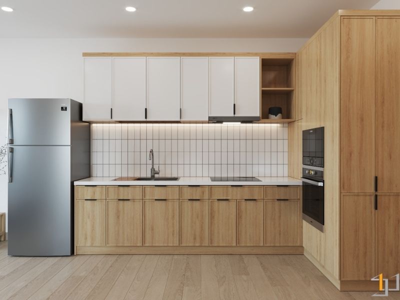 Phòng bếp phong cách thiết kế nội thất Japandi