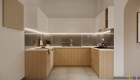 Tủ Bếp Melamine chữ U tiện nghi