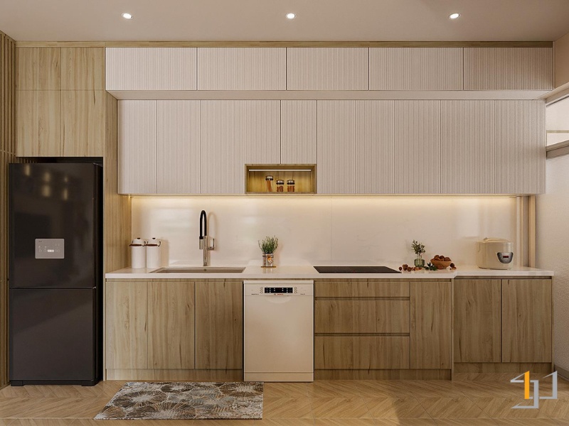 Tủ bếp Melamine - TB69 | Nội Thất S-housing