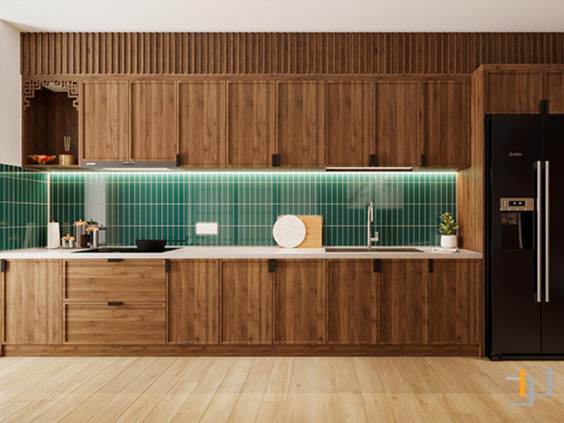 Tủ Bếp Melamine - TB77 | Nội Thất S-housing