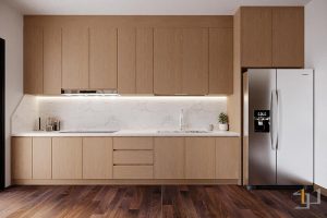 Tủ bếp đẹp Melamine – TB85 | Nội Thất S-housing