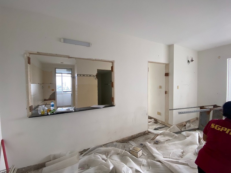 Cải tạo căn hộ nhà chị Ánh quận 2