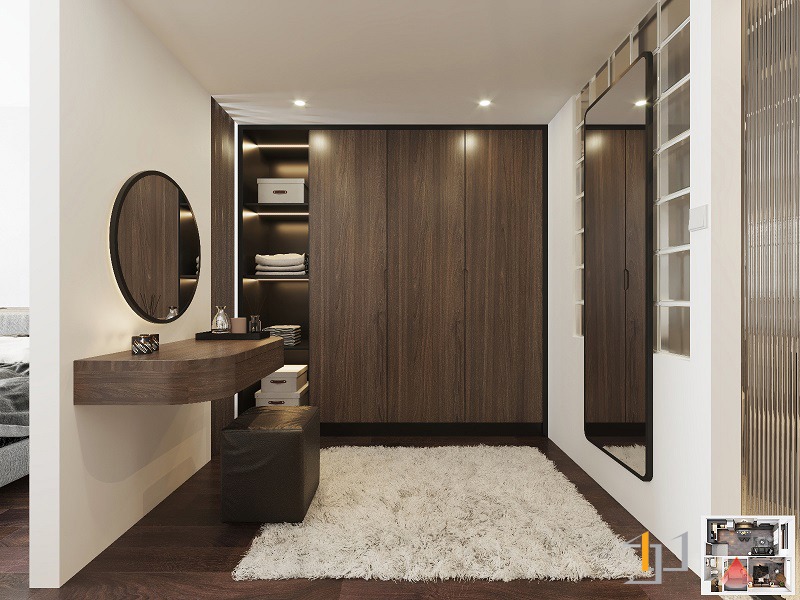 Thiết kế phòng ngủ chung cư phong cách hiện đại