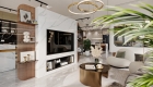 Mẫu thiết kế nội thất phòng khách của S-housing