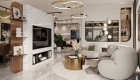 Phòng khách hiện đại trong showroom S-housing