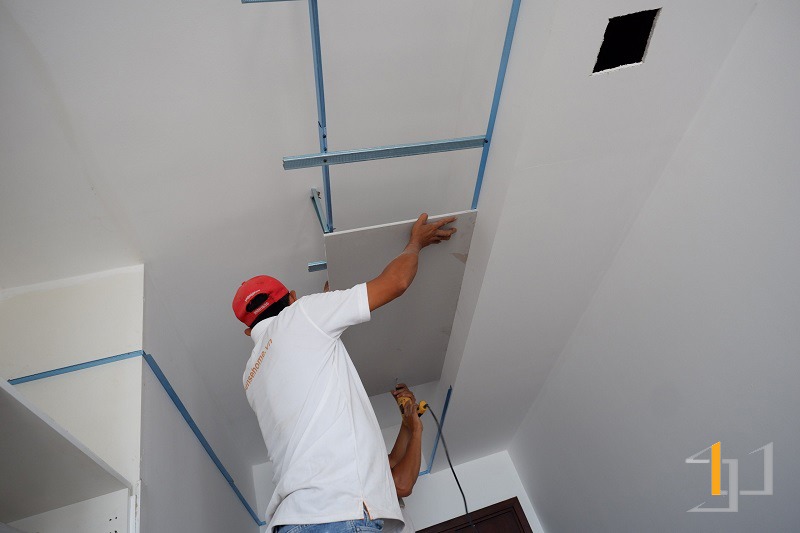 S-housing thực hiện thi công trần thạch cao cho chung cư