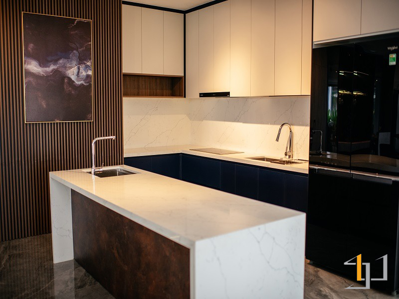 Nội thất phòng bếp hiện đại do S-housing thi công