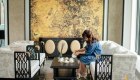Thi công nội thất phòng khách Indochine tại showroom S-housing