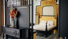 Thi công nội thất phòng ngủ Indochine tại showroom S-housing