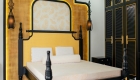 Thi công nội thất phòng ngủ Indochine tại showroom S-housing