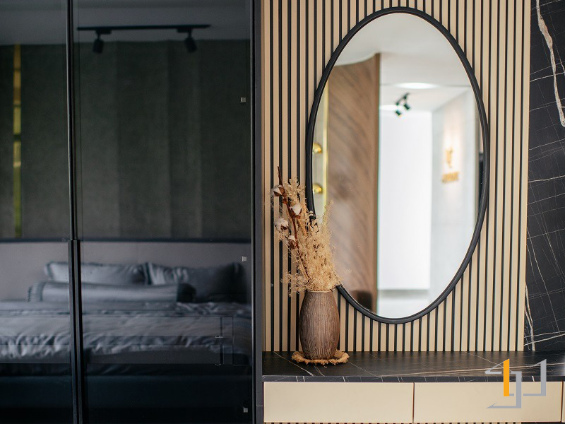 Thi công nội thất bàn trang điểm phòng ngủ biệt thự