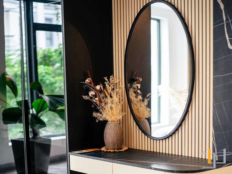 Thi công nội thất bàn trang điểm phòng ngủ biệt thự