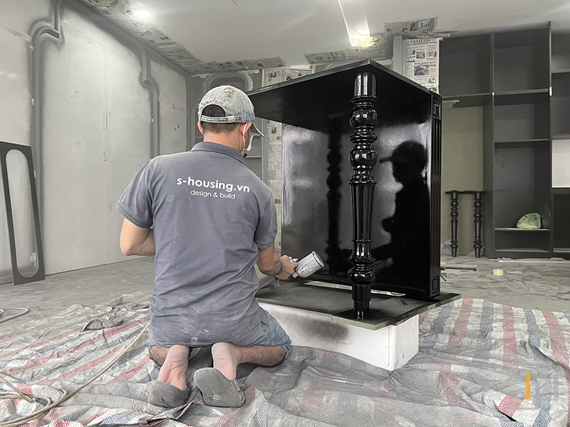 Thi công nội thất nhà phố Indochine