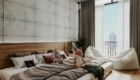 Phòng ngủ 2 bé gái nhà phố Bình thạnh được thiết kế sáng sủa và sang trọng