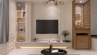 Nội thất phòng khách của nhà phố Quận 5 2 Tầng Neo-classical