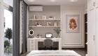 Phòng ngủ con gái trong dự án nhà phố anh Ken quận 5 Neoclassical