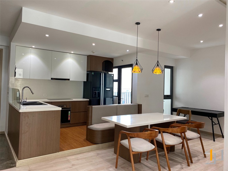 Thi công nội thất phòng bếp căn hộ Estella Heights