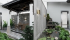 Cảnh quan sân thượng nhà phố Long An của S-housing