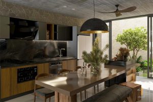 Tủ bếp Melamine TB95
