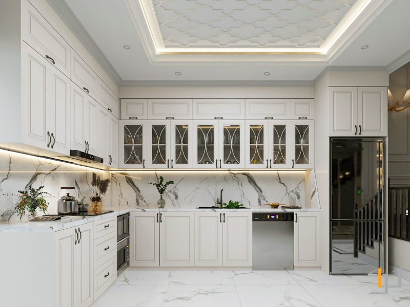 Tủ bếp Sơn 2K - TB98 | Nội Thất S-housing