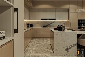 Tủ bếp Melamine TB101