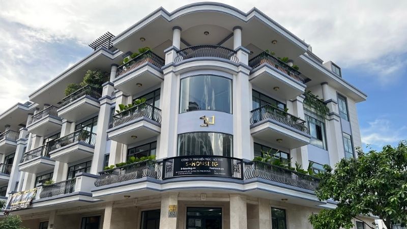 Mặt tiền nhà phố kết hợp văn phòng