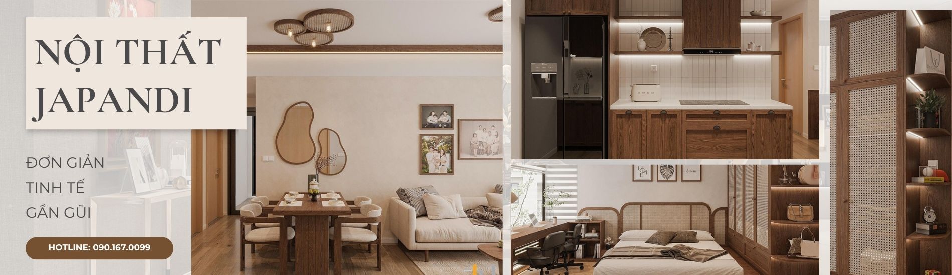 Banner Phong cách Japandi