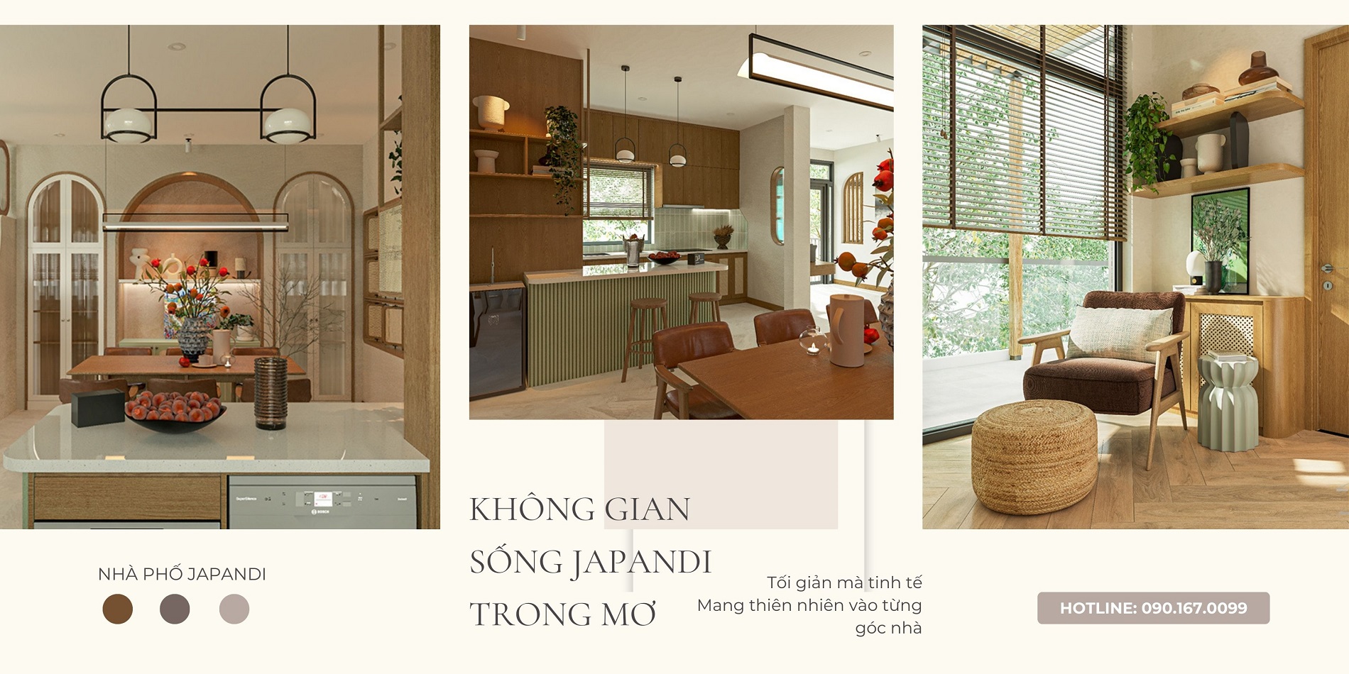 Phong cách nội thất Japandi banner