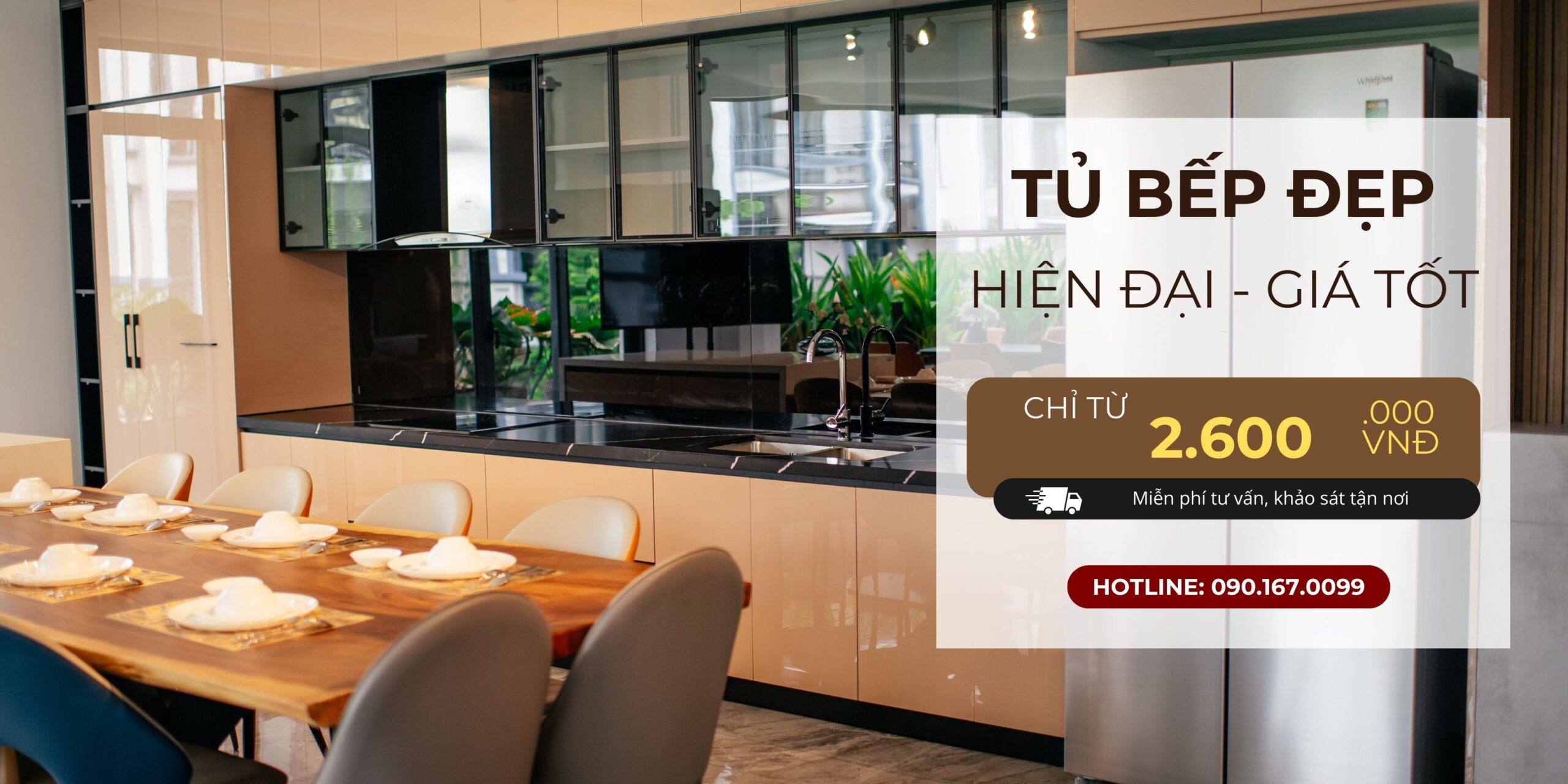 Banner tủ bếp đẹp