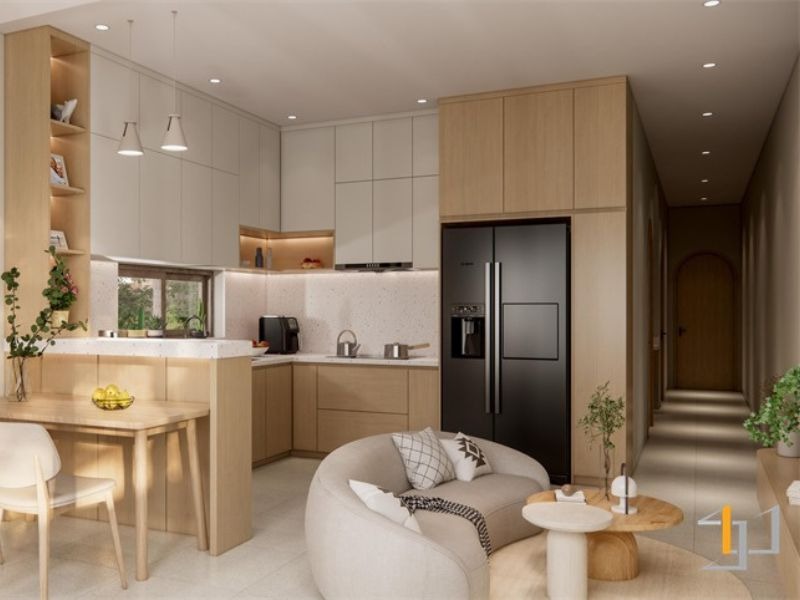 Nội Thất Nhà Phố Quận 1 2 Tầng