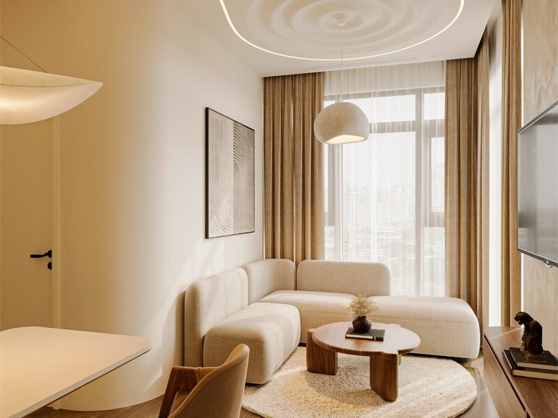 Nội Thất Nhà Phố Quận 12 2 Tầng Wabi Sabi