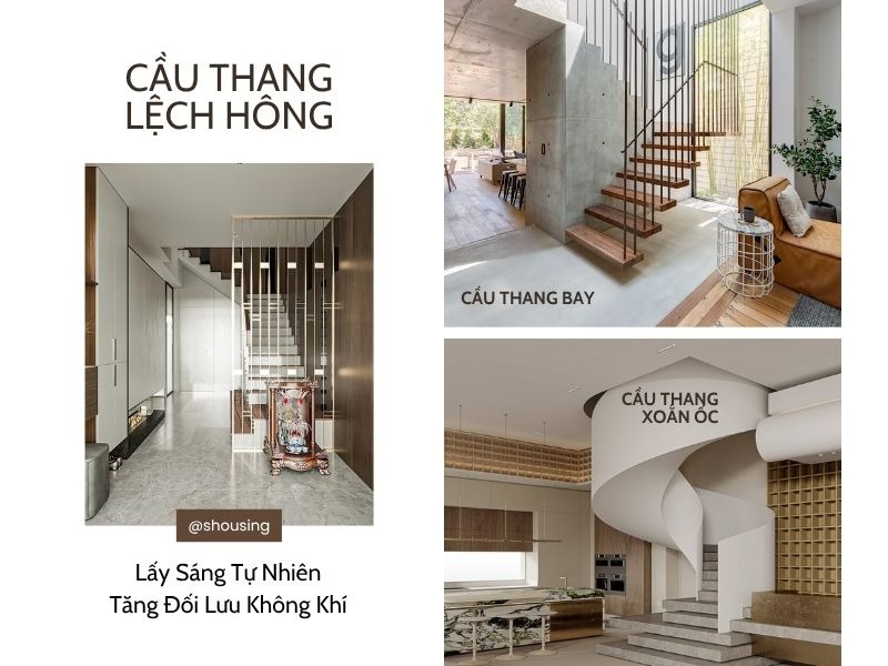 3 cách thiết kế cầu thang lý tưởng dành cho nhà mặt tiền 8m