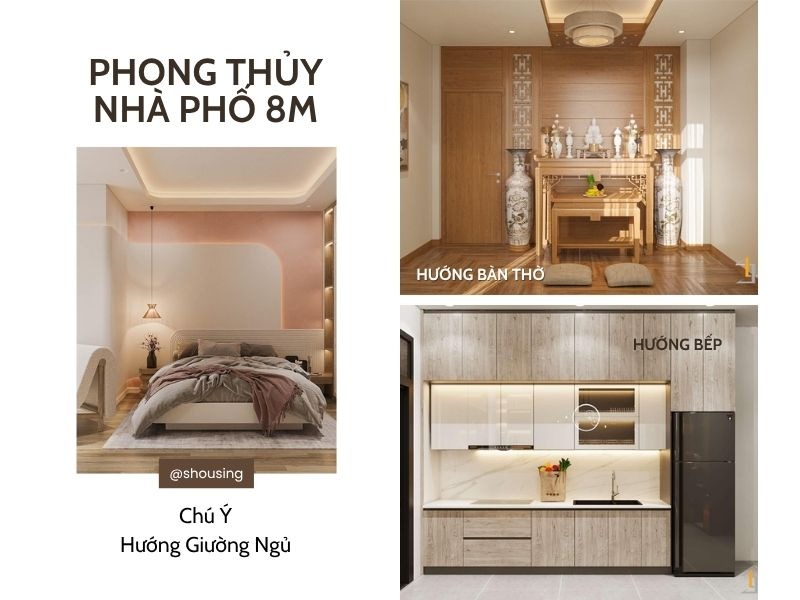 Cần chú ý đến các yếu tố phong thủy khi thiết kế - thi công nhà 8m