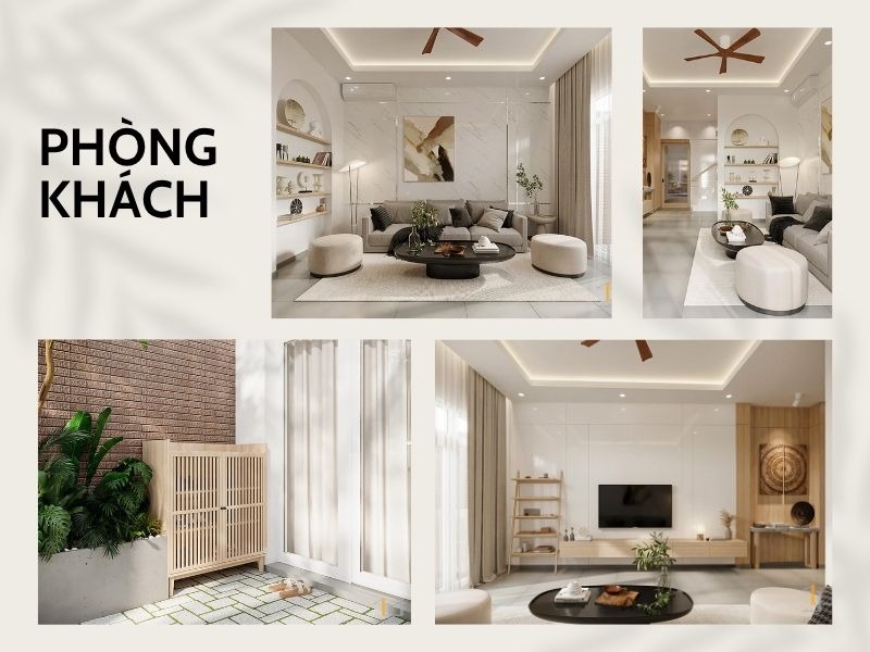 Thiết kế nội thất nhà phố 100m2 4 tầng (tầng tum)