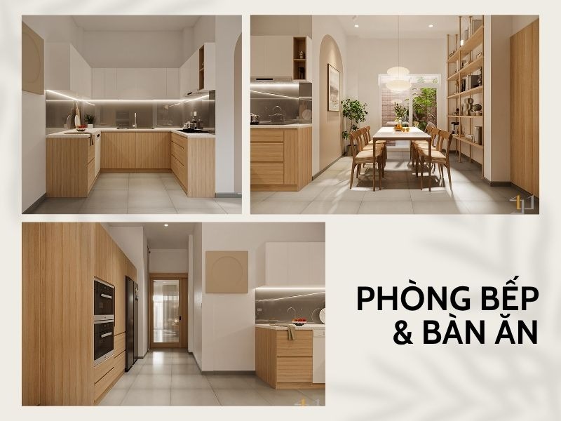 Thiết kế nội thất nhà phố 100m2 4 tầng (tầng tum)